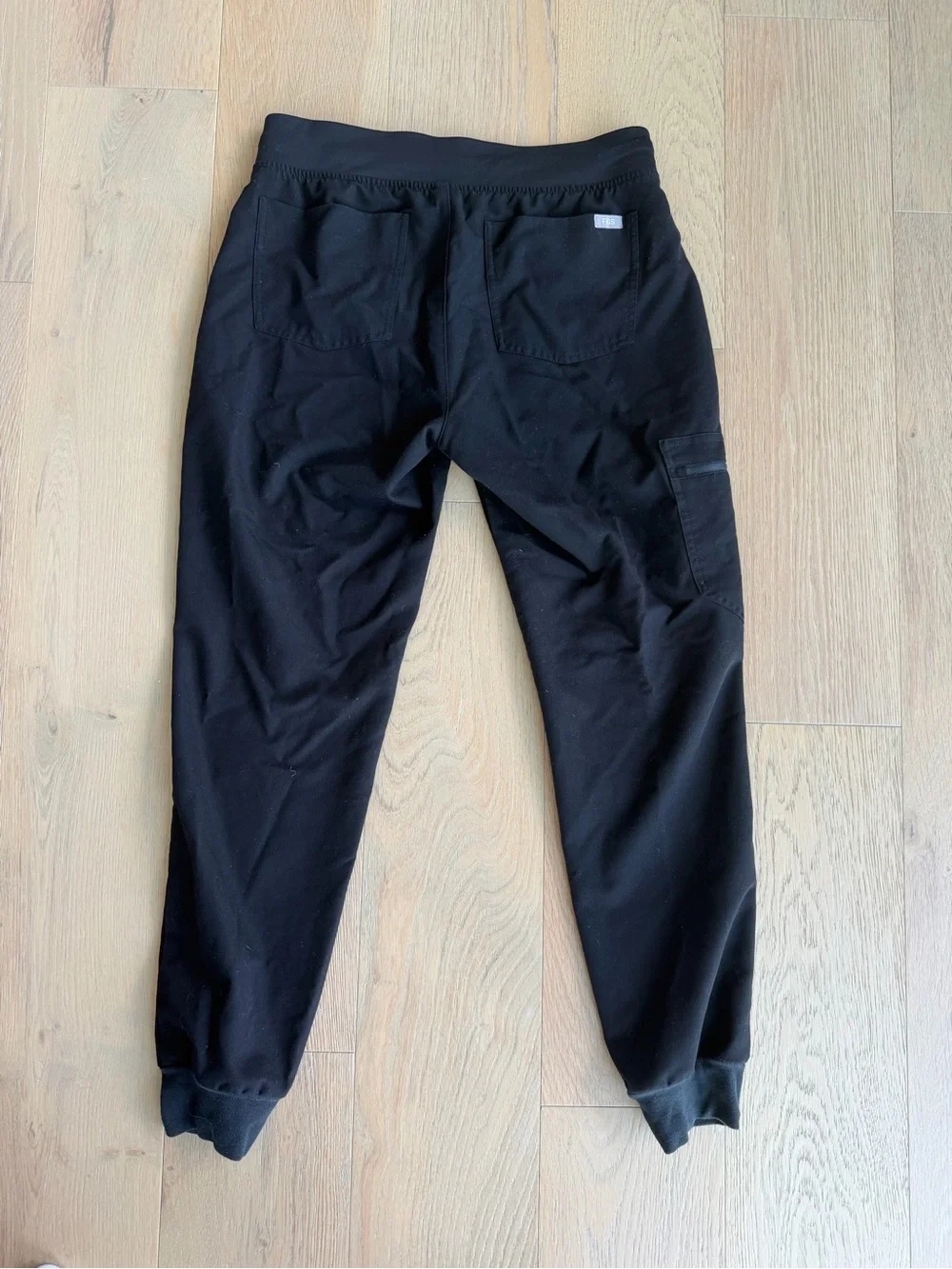 Women’s Figs Scrub Black Jogger Pants with Drawstring